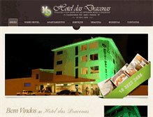 Tablet Screenshot of hoteldasdracenas.com.br
